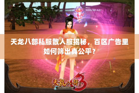 天龙八部私服散人服揭秘,百区广告里如何筛出真公平? 天龙八部私服散人服揭秘,百区广告里如何筛出真公平?