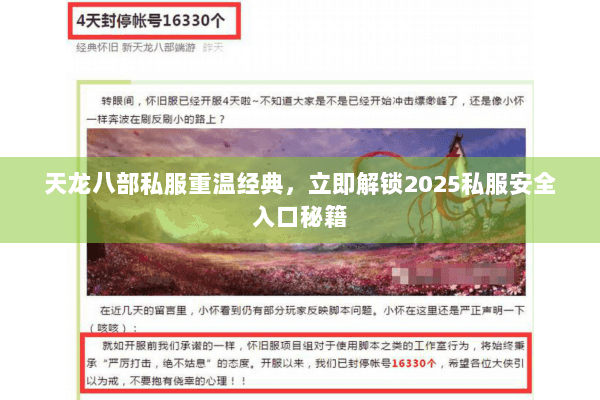 天龙八部私服重温经典,立即解锁2025私服安全入口秘籍 天龙八部私服重温经典,立即解锁2025私服安全入口秘籍