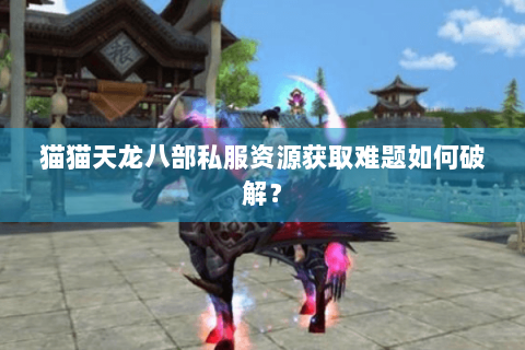 猫猫天龙八部私服资源获取难题如何破解? 猫猫天龙八部私服资源获取难题如何破解?