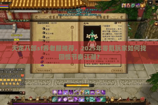 天龙八部sf养老服推荐，2025年零氪玩家如何找回慢节奏江湖？