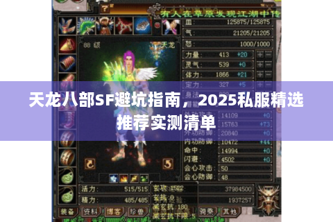 天龙八部SF避坑指南,2025私服精选推荐实测清单 天龙八部SF避坑指南,2025私服精选推荐实测清单