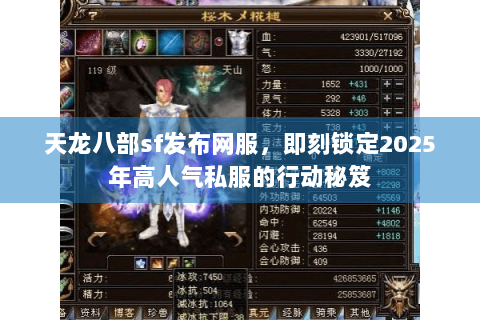 天龙八部sf发布网服,即刻锁定2025年高人气私服的行动秘笈 天龙八部sf发布网服,即刻锁定2025年高人气私服的行动秘笈