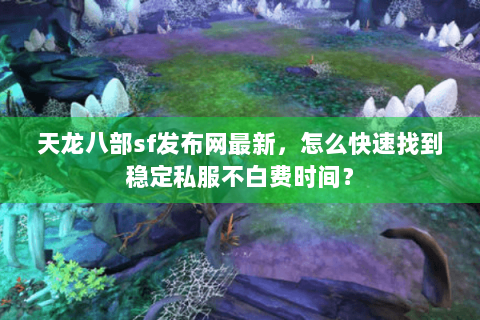 天龙八部sf发布网最新，怎么快速找到稳定私服不白费时间？