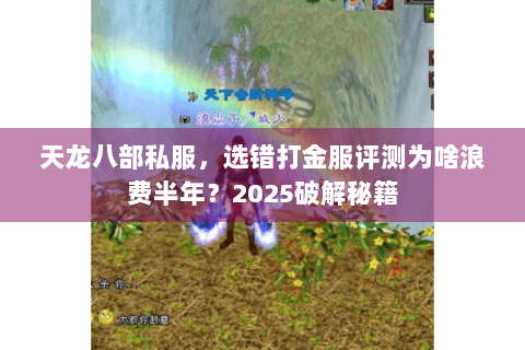 天龙八部私服，选错打金服评测为啥浪费半年？2025破解秘籍