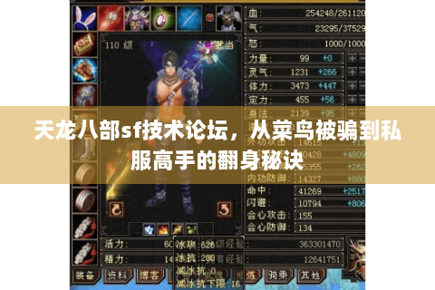 天龙八部sf技术论坛，从菜鸟被骗到私服高手的翻身秘诀