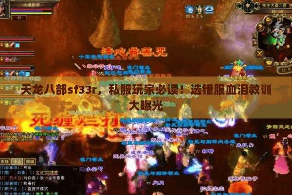 天龙八部sf33r，私服玩家必读！选错服血泪教训大曝光