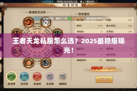 王者天龙私服怎么选？2025最稳服曝光！