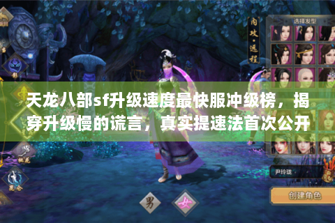 天龙八部sf升级速度最快服冲级榜,揭穿升级慢的谎言,真实提速法首次公开! 天龙八部sf升级速度最快服冲级榜,揭穿升级慢的谎言,真实提速法首次公开!