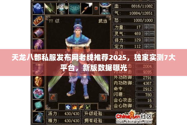 天龙八部私服发布网老牌推荐2025，独家实测7大平台，新版数据曝光
