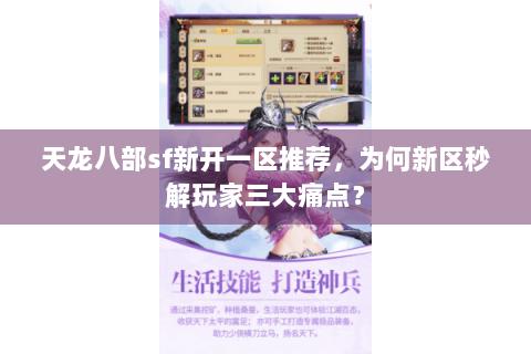 天龙八部sf新开一区推荐，为何新区秒解玩家三大痛点？