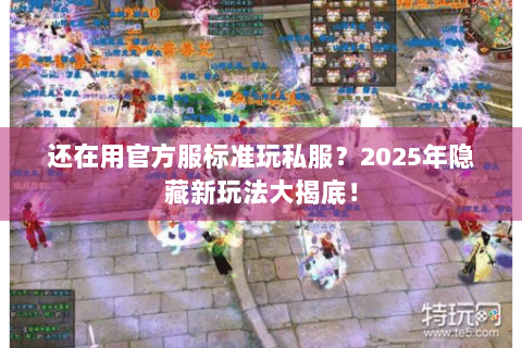 还在用官方服标准玩私服？2025年隐藏新玩法大揭底！