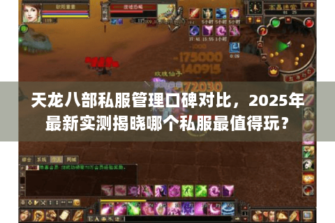 天龙八部私服管理口碑对比，2025年最新实测揭晓哪个私服最值得玩？