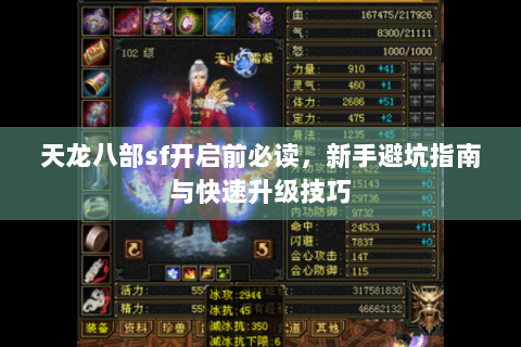 天龙八部sf开启前必读，新手避坑指南与快速升级技巧