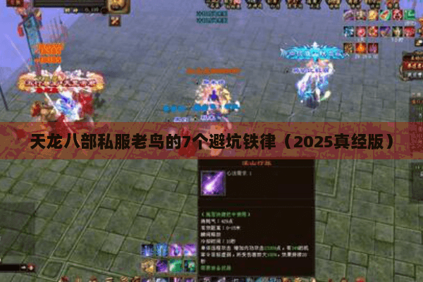 天龙八部私服老鸟的7个避坑铁律（2025真经版）