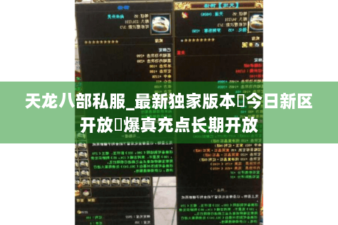 天龙八部私服_最新独家版本▷今日新区开放◁爆真充点长期开放 天龙八部私服_最新独家版本▷今日新区开放◁爆真充点长期开放