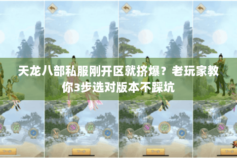 天龙八部私服刚开区就挤爆？老玩家教你3步选对版本不踩坑