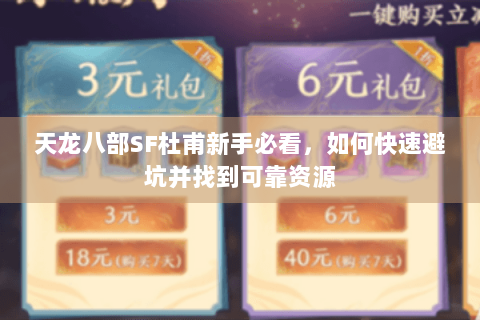 天龙八部SF杜甫新手必看,如何快速避坑并找到可靠资源 天龙八部SF杜甫新手必看,如何快速避坑并找到可靠资源