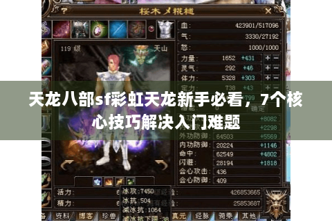 天龙八部sf彩虹天龙新手必看,7个核心技巧解决入门难题 天龙八部sf彩虹天龙新手必看,7个核心技巧解决入门难题