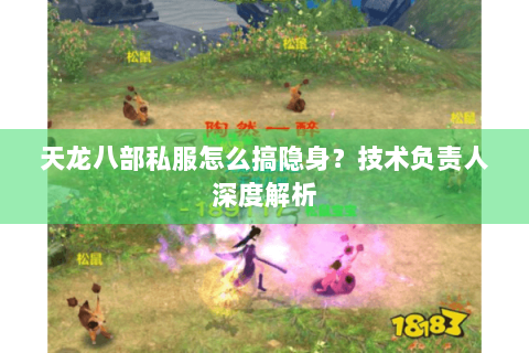 天龙八部私服怎么搞隐身？技术负责人深度解析