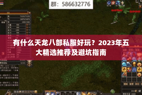 有什么天龙八部私服好玩?2023年五大精选推荐及避坑指南 有什么天龙八部私服好玩?2023年五大精选推荐及避坑指南