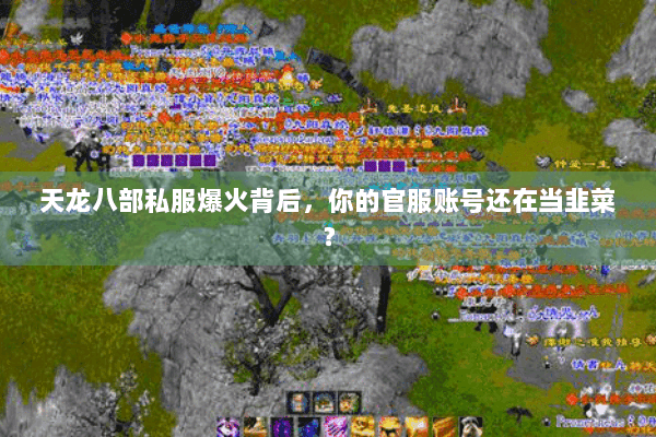 天龙八部私服爆火背后,你的官服账号还在当韭菜? 天龙八部私服爆火背后,你的官服账号还在当韭菜?