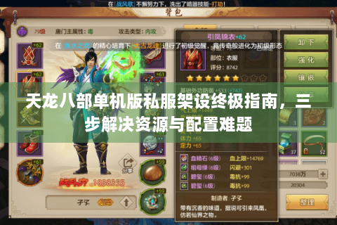 天龙八部单机版私服架设终极指南,三步解决资源与配置难题 天龙八部单机版私服架设终极指南,三步解决资源与配置难题