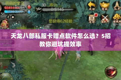 天龙八部私服卡赠点软件怎么选?5招教你避坑提效率 天龙八部私服卡赠点软件怎么选?5招教你避坑提效率