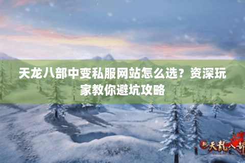 天龙八部中变私服网站怎么选?资深玩家教你避坑攻略 天龙八部中变私服网站怎么选?资深玩家教你避坑攻略