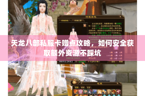 天龙八部私服卡赠点攻略，如何安全获取额外资源不踩坑