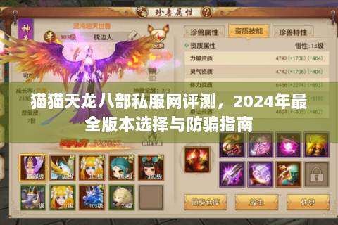 猫猫天龙八部私服网评测，2024年最全版本选择与防骗指南