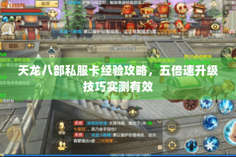 天龙八部私服卡经验攻略，五倍速升级技巧实测有效