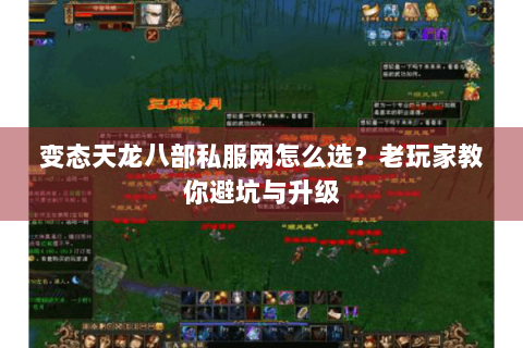 变态天龙八部私服网怎么选？老玩家教你避坑与升级