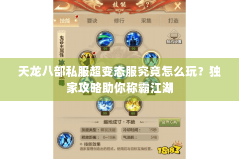 天龙八部私服超变态服究竟怎么玩？独家攻略助你称霸江湖