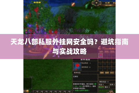 天龙八部私服外挂网安全吗？避坑指南与实战攻略