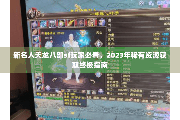 新名人天龙八部sf玩家必看,2023年稀有资源获取终极指南 新名人天龙八部sf玩家必看,2023年稀有资源获取终极指南