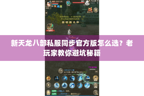 新天龙八部私服同步官方版怎么选？老玩家教你避坑秘籍