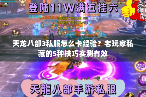 天龙八部3私服怎么卡经验？老玩家私藏的5种技巧实测有效