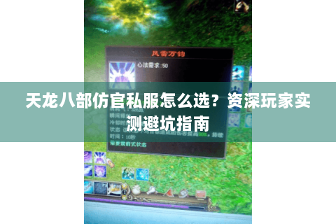 天龙八部仿官私服怎么选?资深玩家实测避坑指南 天龙八部仿官私服怎么选?资深玩家实测避坑指南