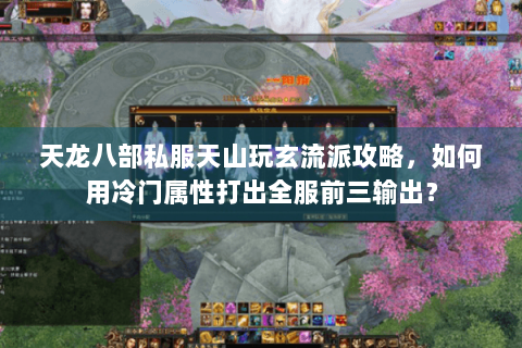 天龙八部私服天山玩玄流派攻略,如何用冷门属性打出全服前三输出? 天龙八部私服天山玩玄流派攻略,如何用冷门属性打出全服前三输出?