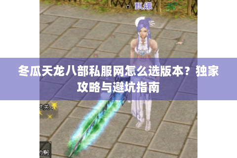 冬瓜天龙八部私服网怎么选版本？独家攻略与避坑指南