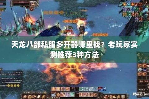 天龙八部私服多开器哪里找？老玩家实测推荐3种方法