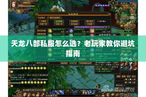 天龙八部私服怎么选?老玩家教你避坑指南 天龙八部私服怎么选?老玩家教你避坑指南