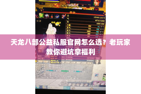 天龙八部公益私服官网怎么选？老玩家教你避坑拿福利