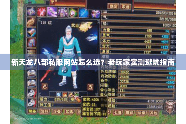 新天龙八部私服网站怎么选?老玩家实测避坑指南 新天龙八部私服网站怎么选?老玩家实测避坑指南