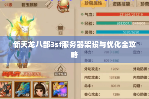 新天龙八部3sf服务器架设与优化全攻略 新天龙八部3sf服务器架设与优化全攻略