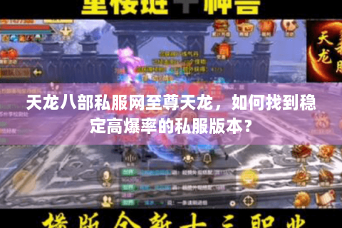 天龙八部私服网至尊天龙，如何找到稳定高爆率的私服版本？