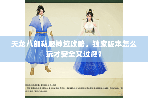天龙八部私服神域攻略,独家版本怎么玩才安全又过瘾? 天龙八部私服神域攻略,独家版本怎么玩才安全又过瘾?