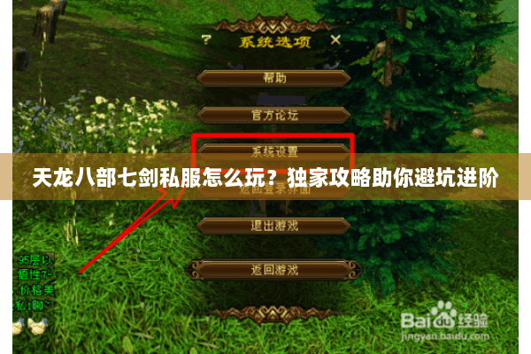 天龙八部七剑私服怎么玩?独家攻略助你避坑进阶 天龙八部七剑私服怎么玩?独家攻略助你避坑进阶