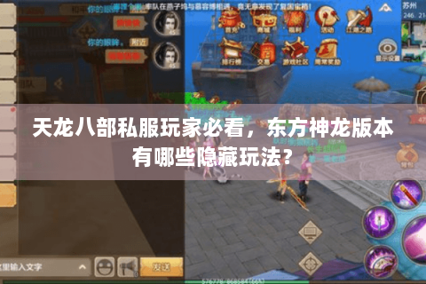 天龙八部私服玩家必看,东方神龙版本有哪些隐藏玩法? 天龙八部私服玩家必看,东方神龙版本有哪些隐藏玩法?