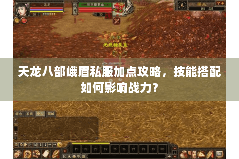 天龙八部峨眉私服加点攻略,技能搭配如何影响战力? 天龙八部峨眉私服加点攻略,技能搭配如何影响战力?